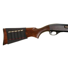 BUTTSTOCK SHOTGUN SHELL HOLDER BLK