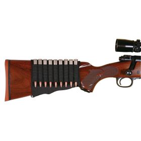 BUTTSTOCK RIFLE CARTRIDGE HOLDER BLK