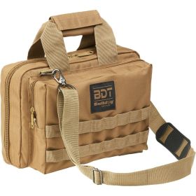 DLX 2 PISTOL RANGE BAG W/STRAP TAN