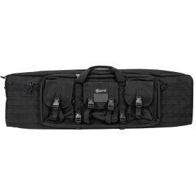 42IN DOUBLE RIFLE CASE BLK
