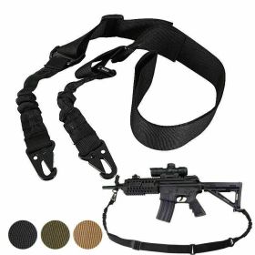 Tactical 2 Point Rifle Sling; Hook Clasp
