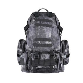 Tactical 56L Back Pack (Color: Black Pythons Grain)