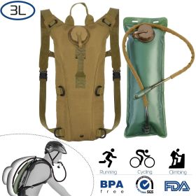 Tactical Hydration Pack 3L (Color: Khaki)