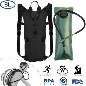 Tactical Hydration Pack 3L (Color: Black)