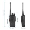 2 X Baofeng Bf-888S Walkie Talkies Two Way Radio Uhf 16Ch 400-470Mhz Long Range