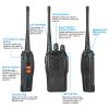 2 X Baofeng Bf-888S Walkie Talkies Two Way Radio Uhf 16Ch 400-470Mhz Long Range